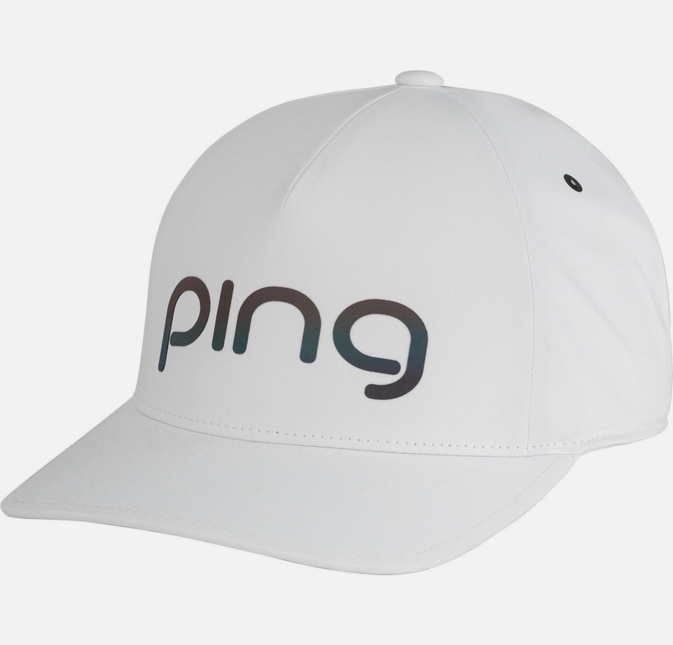 NEW Adult Ping Flex Fit Delta Golf Hat Cap White Lightweight Comfort Strap Back