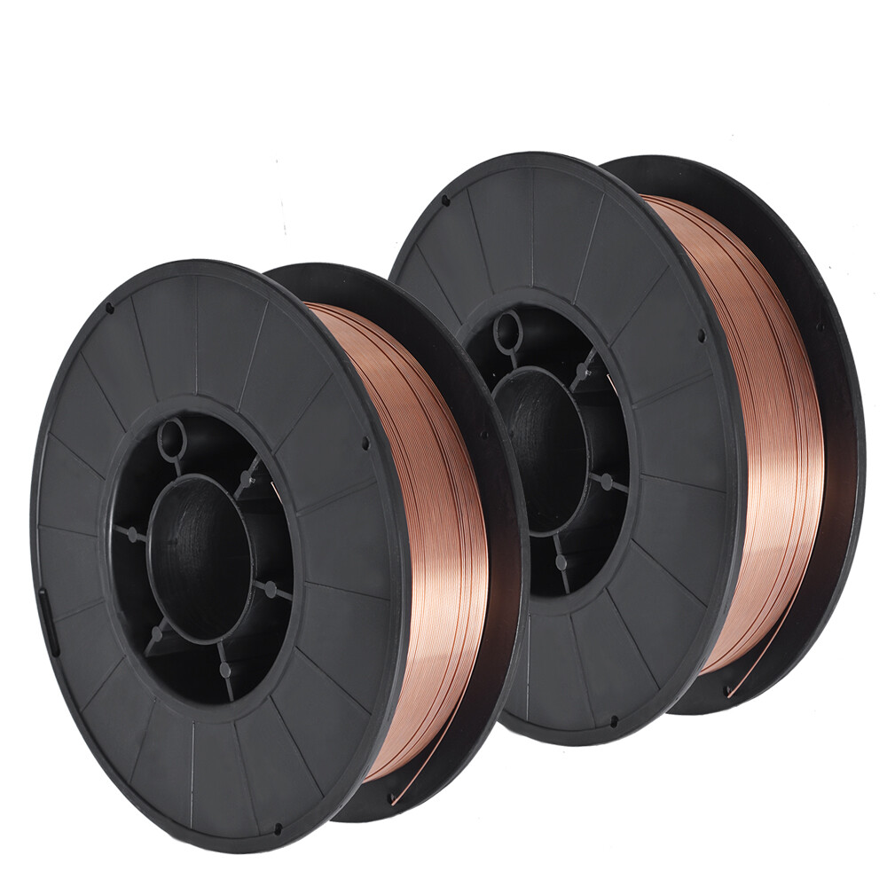 2Pcs 11-lbs Roll ER70S-6 .030" (0.8mm) Mild Steel MIG Welding Wire
