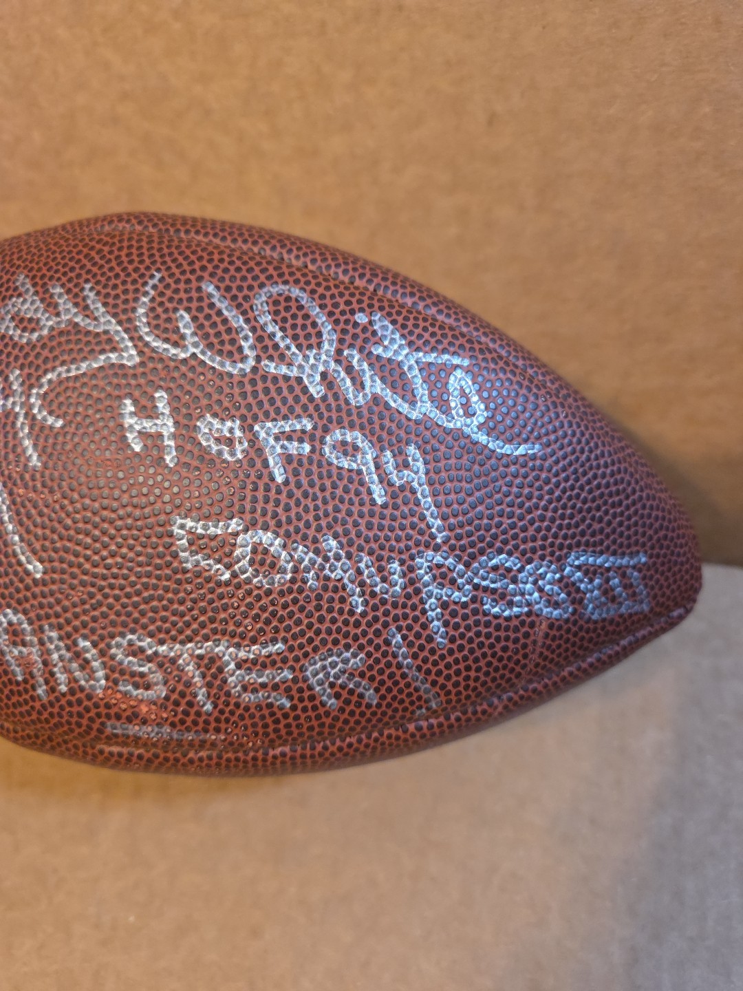 Randy White Signed HOF 94 ROH 94 Inscription Wilson NFL Football Dallas Cowboy