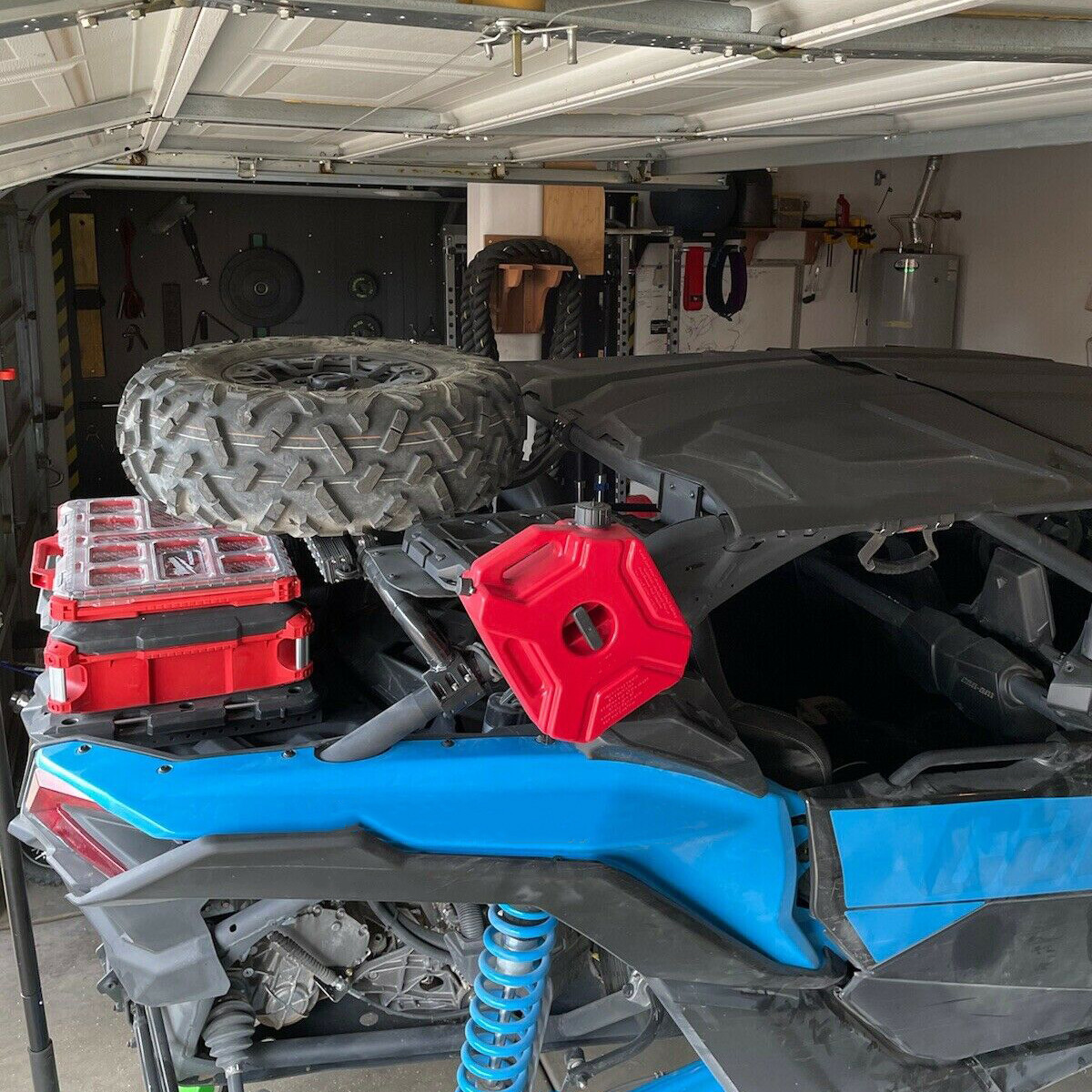 For Can-Am Maverick X3 Turbo Max R Ds Spare Tire Carrier Mount Rack 2017-2023