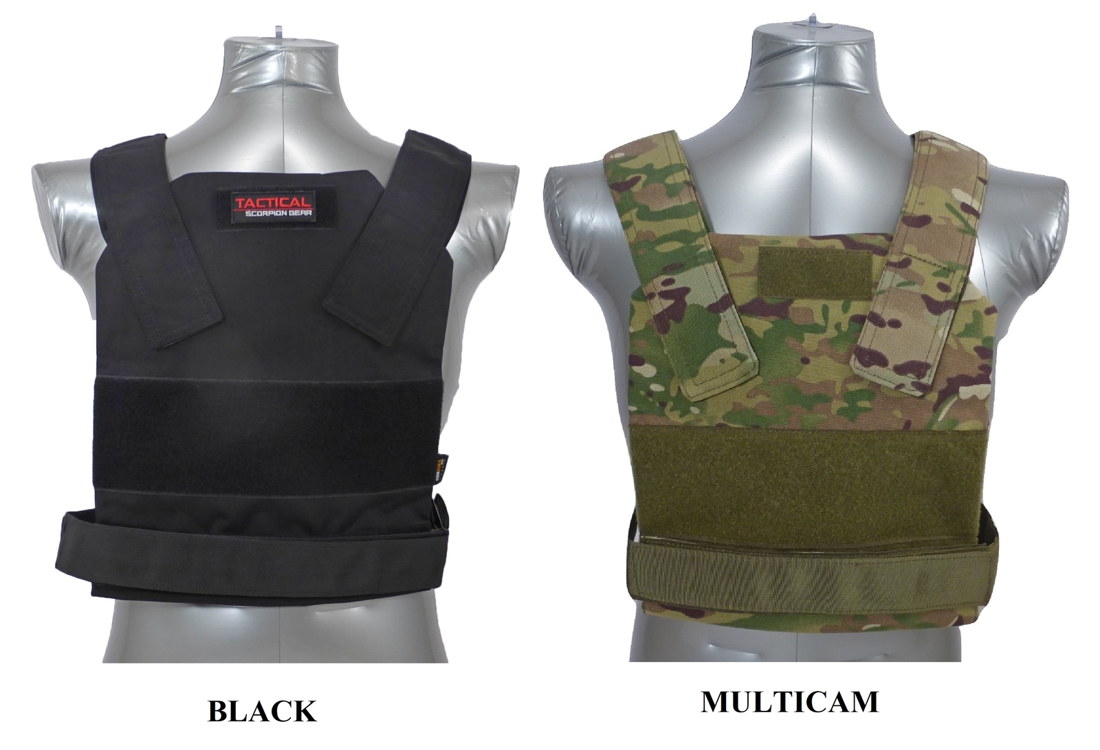Tactical Scorpion Body Armor Plates 10x12 AR500 Bobcat Concealed Carrier Vest