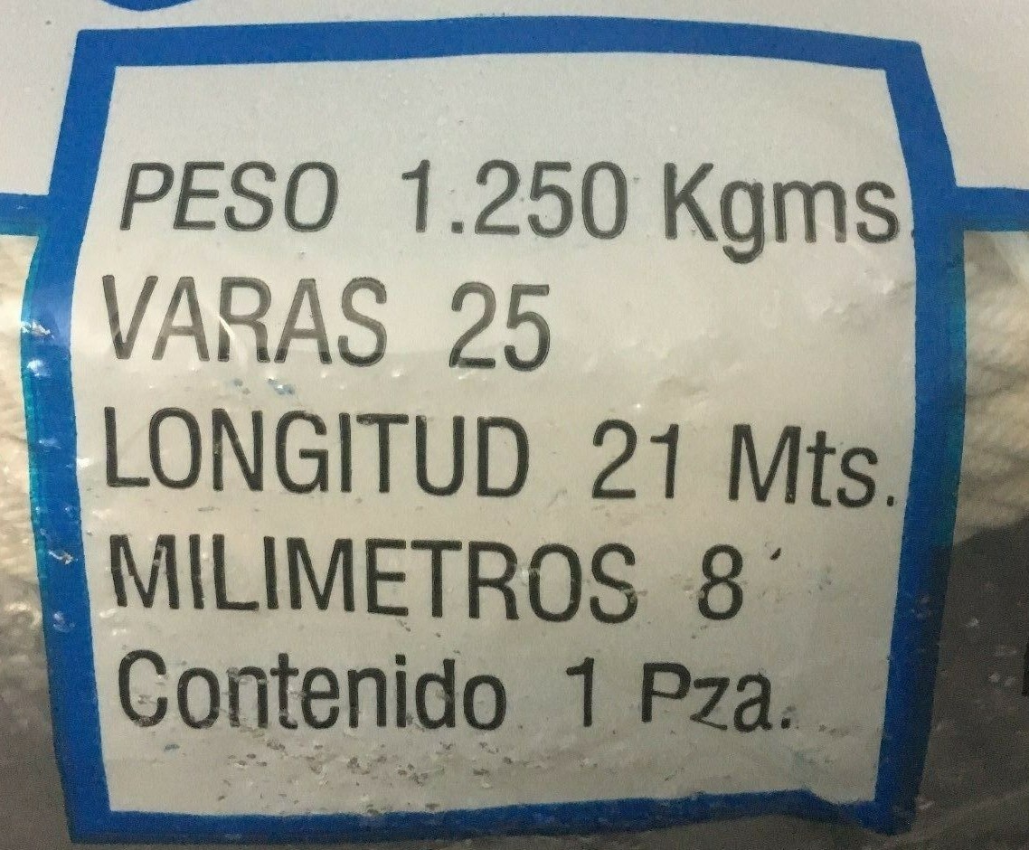 SADDLE HORSE CHARRO ROPE. REATA PARA LAZAR. CHAVINDA. LASSO ROPE SOGA CHARRA