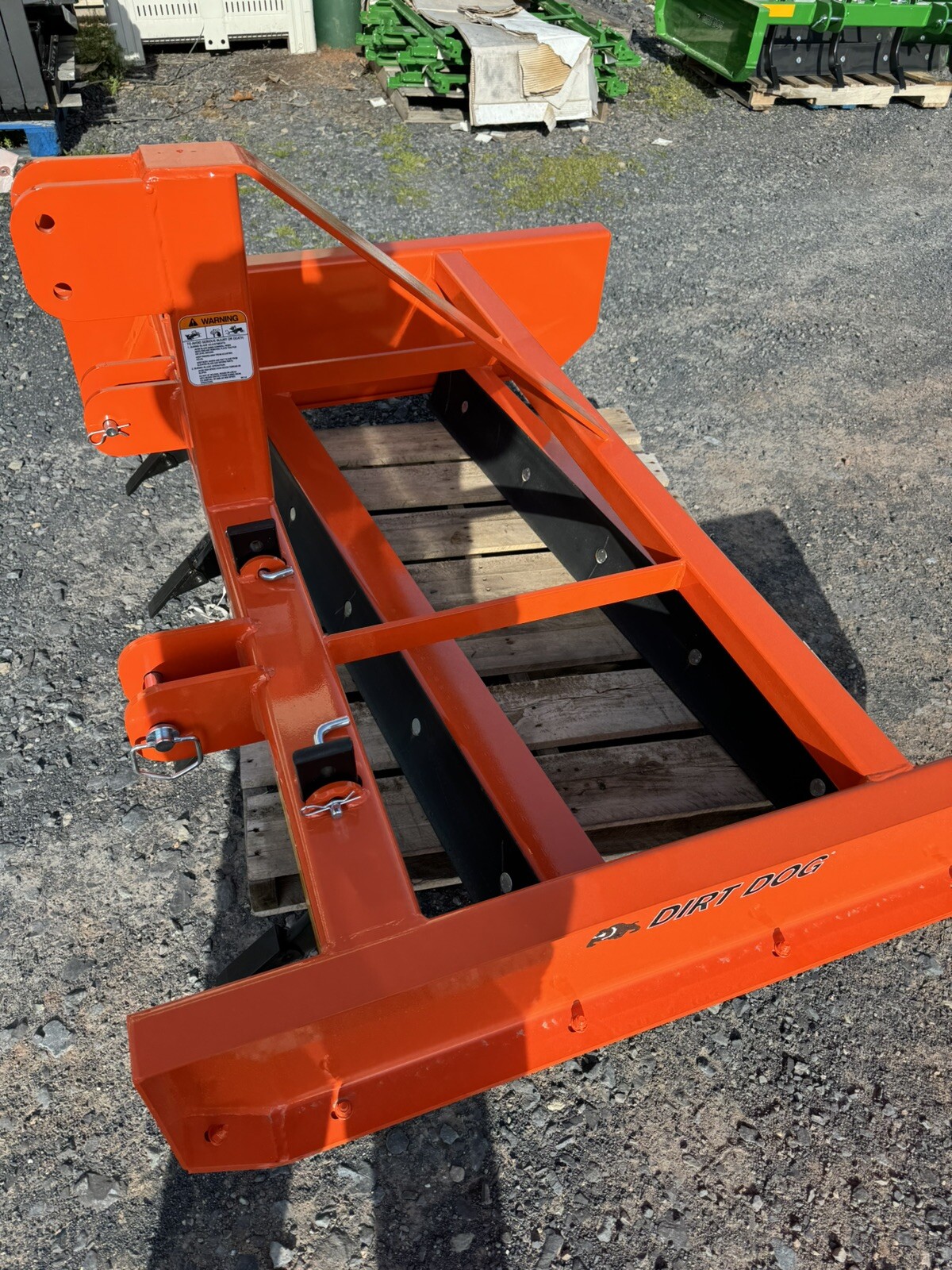 New Dirt Dog Road Grader Land Plane 5' w/ Ripper Teeth Orange