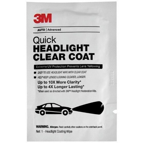 3M Headlight Clear Wipes 5x Pack - 32516