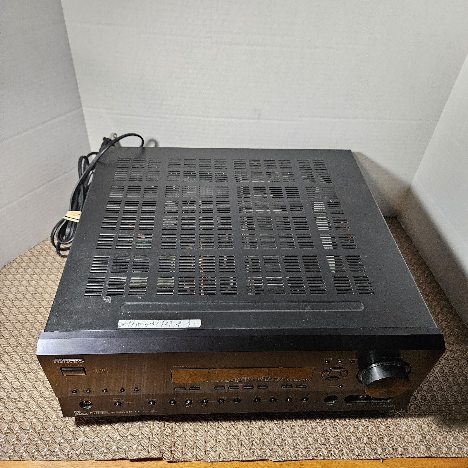 Onkyo TX-SR701 6.1 Channel 600 Watt Home Theater AV Receiver Amplifier TESTED