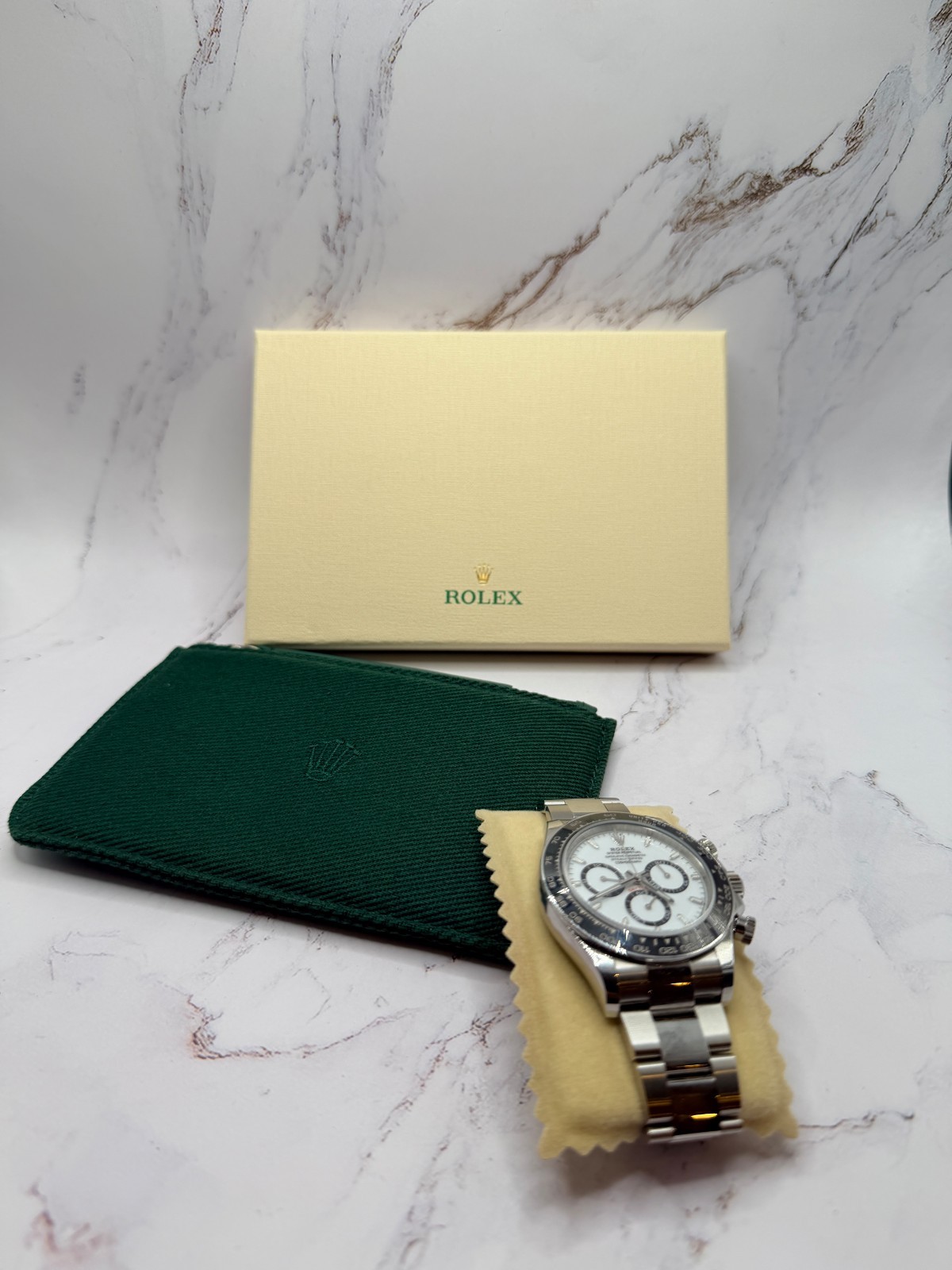Rolex AD VIP Gift Emerald Green Zipper Watch Pouch Case Wallet