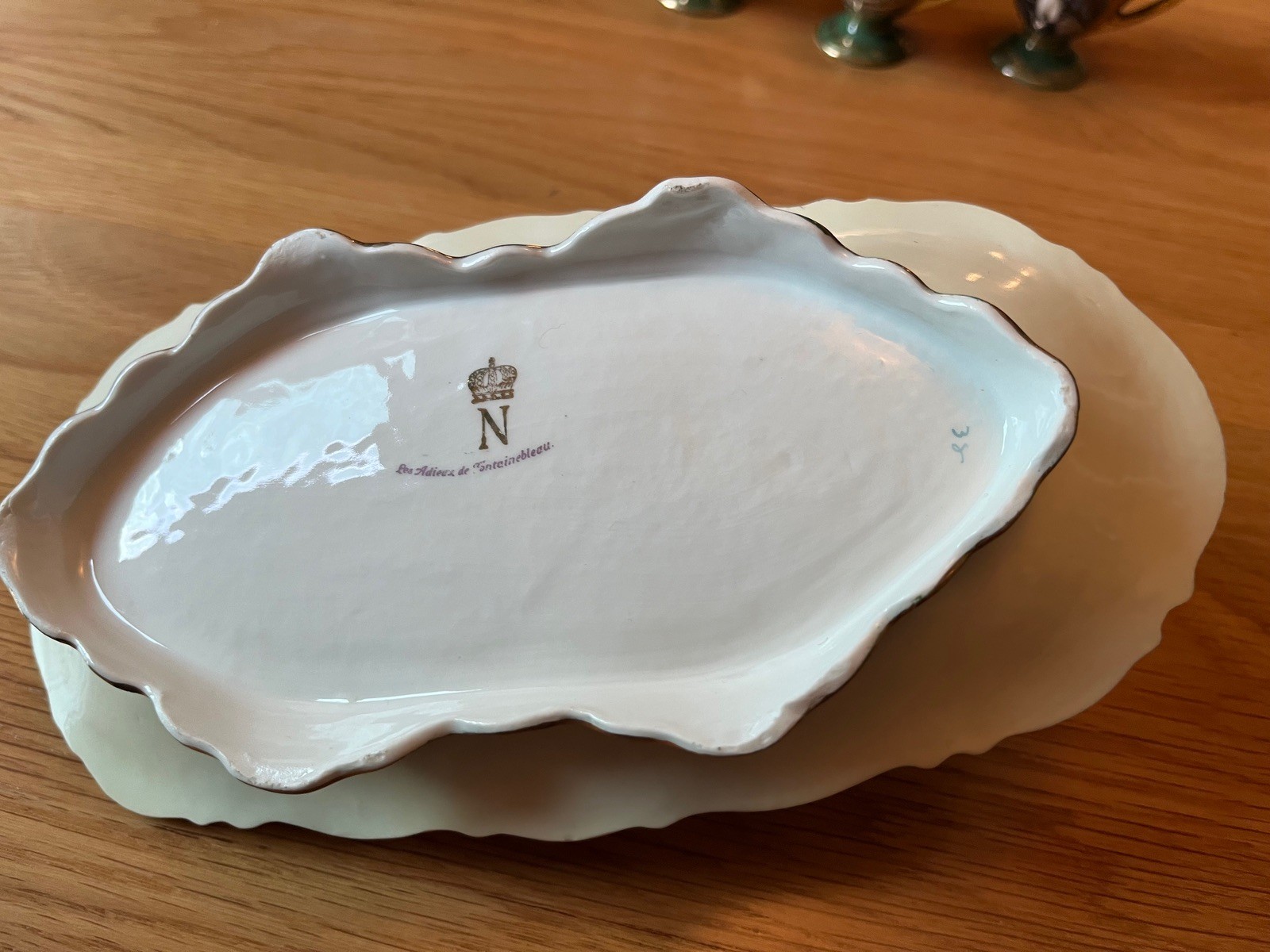 Vintage Royal Vienna Carlsbad Napoleonic Tea Set Service For 6 With Platter