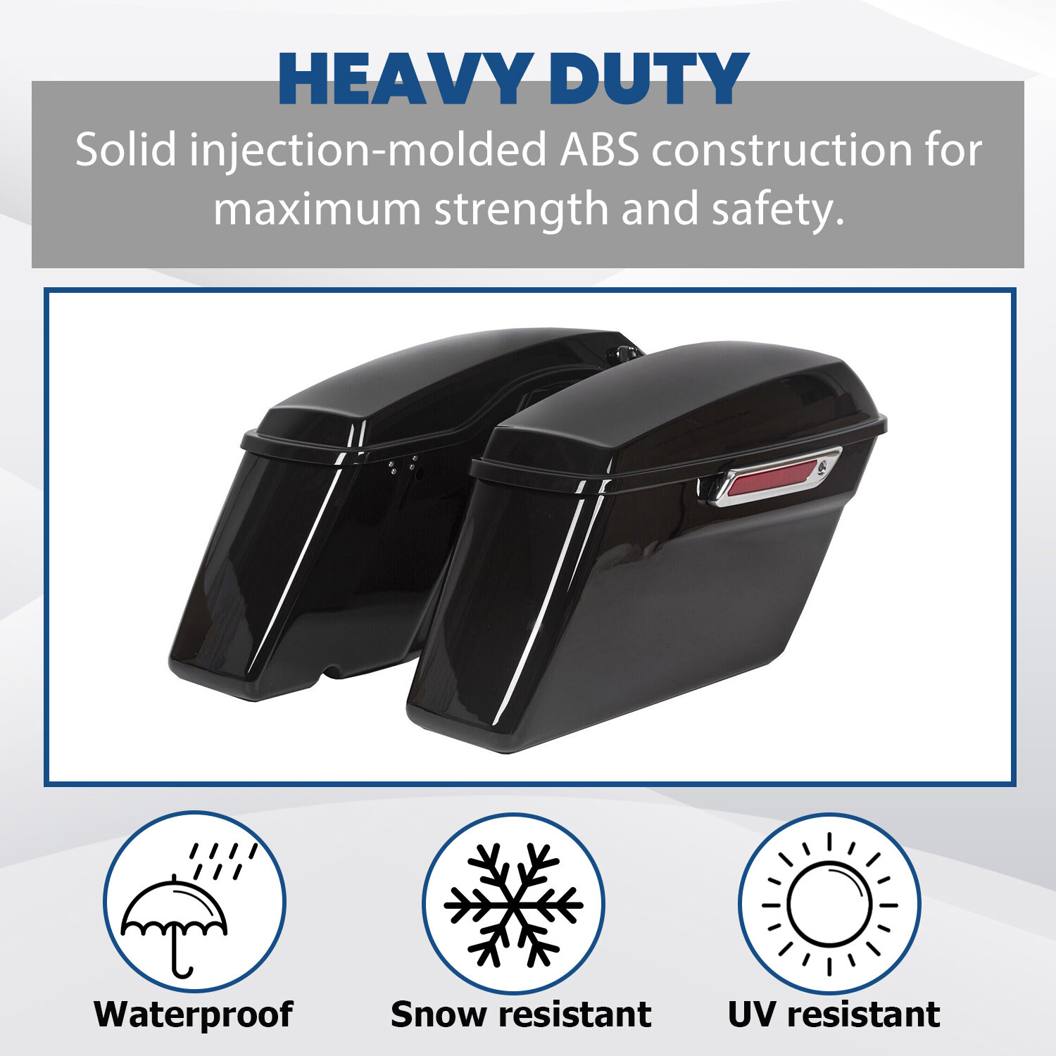 Hard Saddle Bags W/Latch For Harley Touring Road King Street Electra Glide 93-13