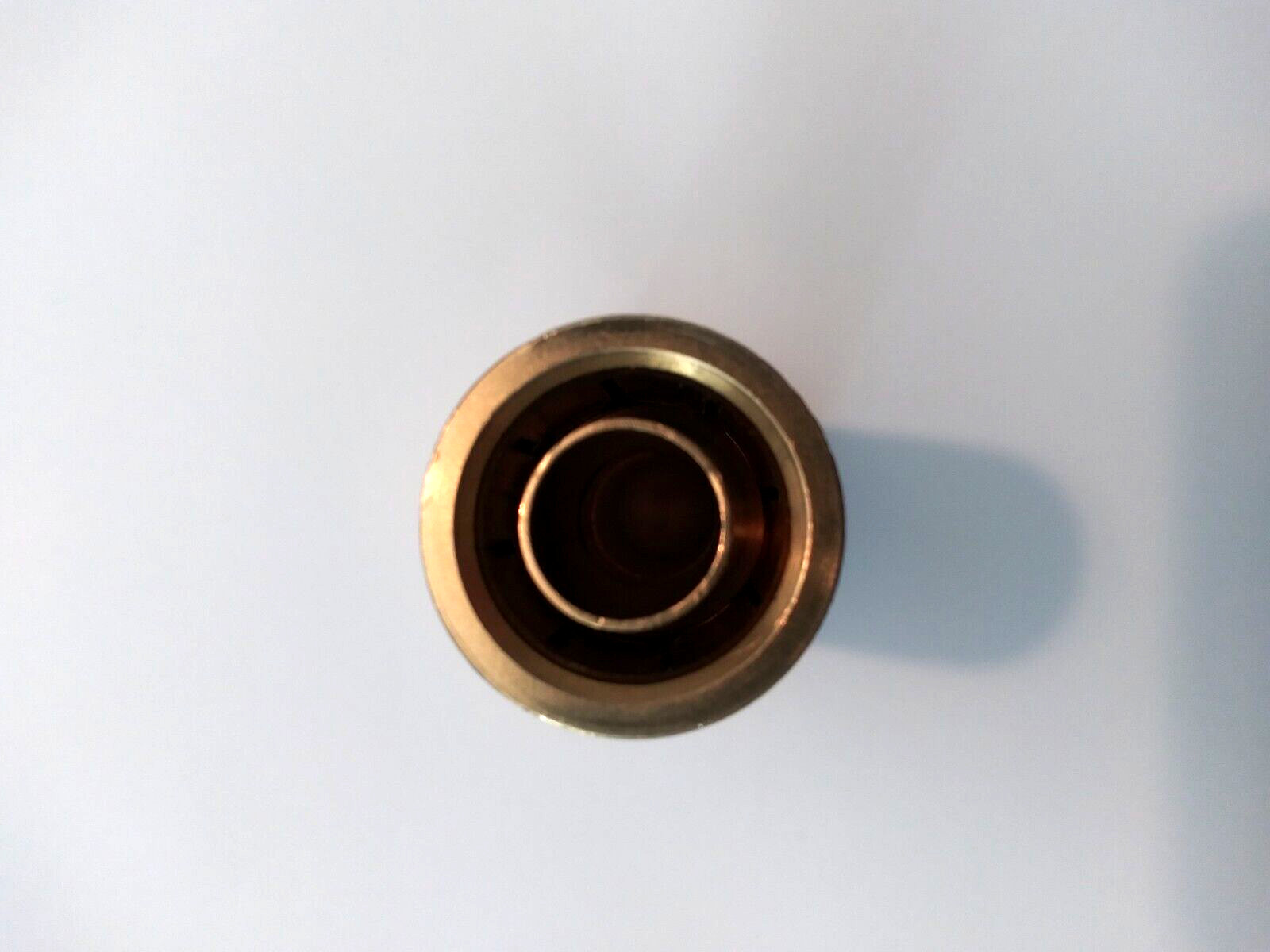 BRASS DOT PUSH IN CONNECT 5/8" Straight Union Nylon Tube Air Brake Fitting