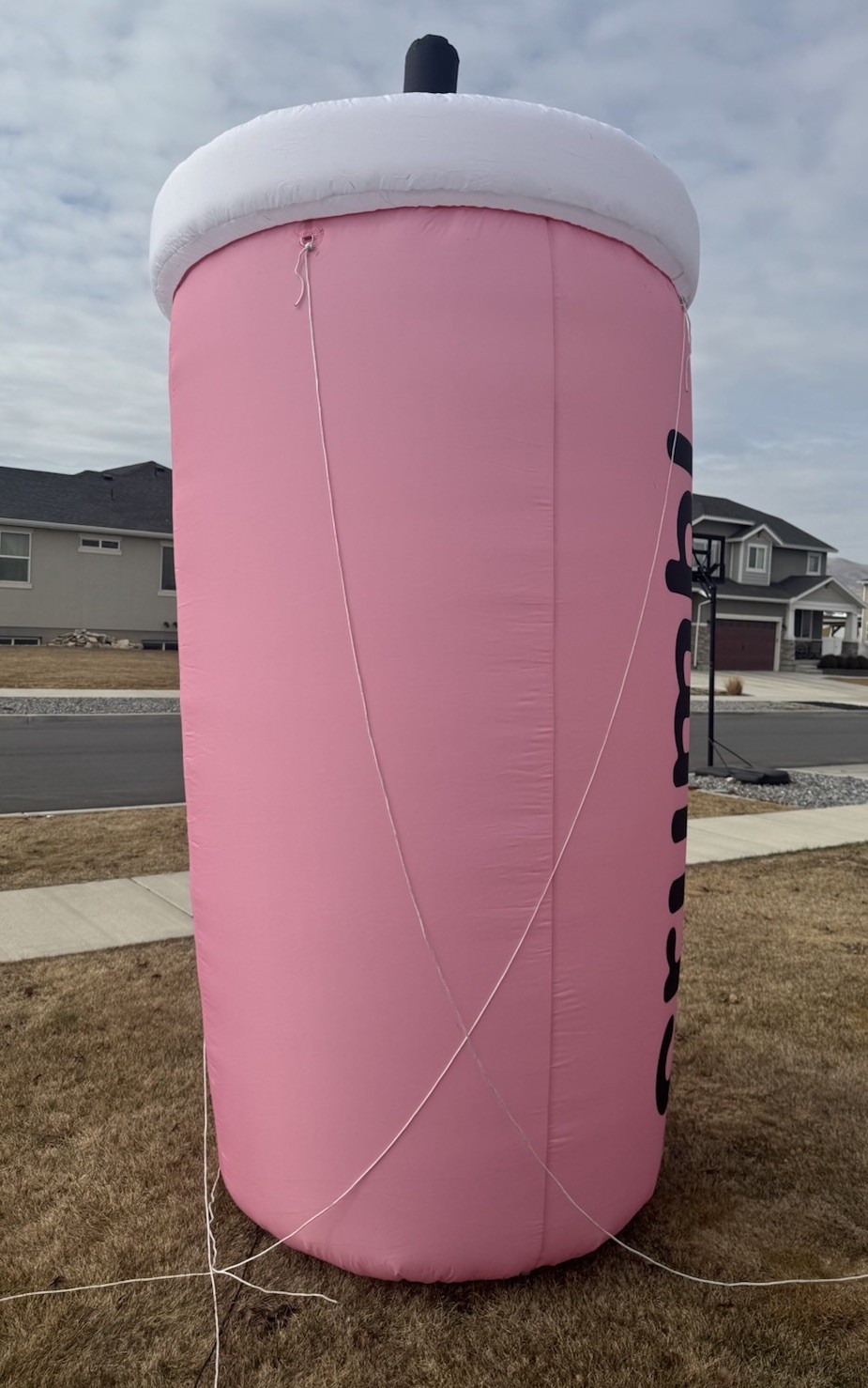 12ft Crumble Cookie Giant Pink Soda Inflatable Promotional Decor 12'