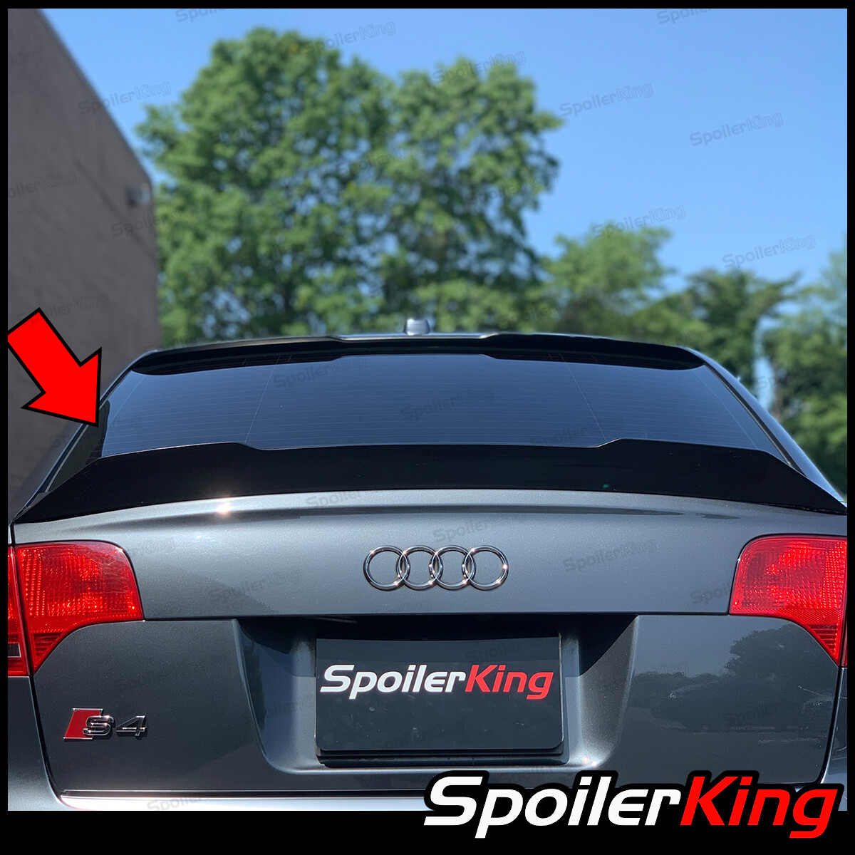 SpoilerKing 380PC Universal 30"- 55" Custom Rear Polyurethane Trunk Spoiler Wing