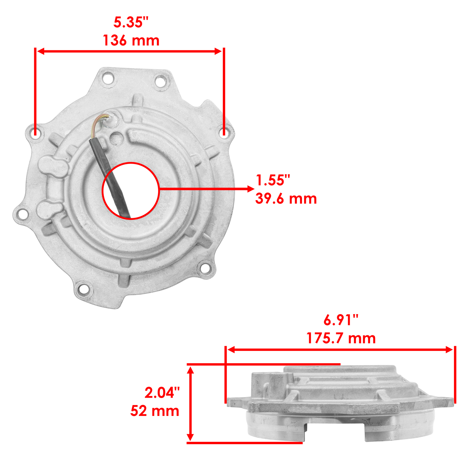 Caltric 3236681 Front Differential Output Cover For Polaris Ranger RZR Ace