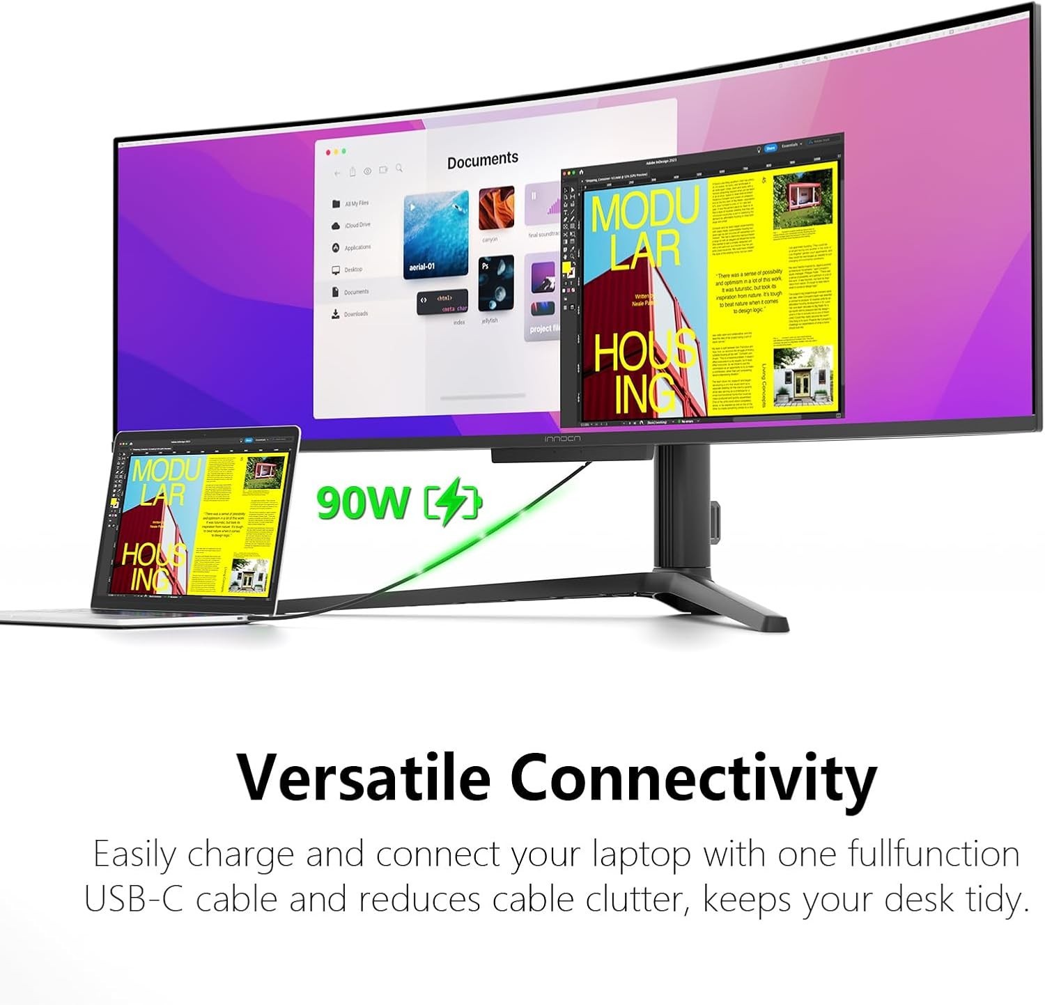 INNOCN 49Q1S 49" OLED Curved Gaming Monitor 240Hz USB-C 90W