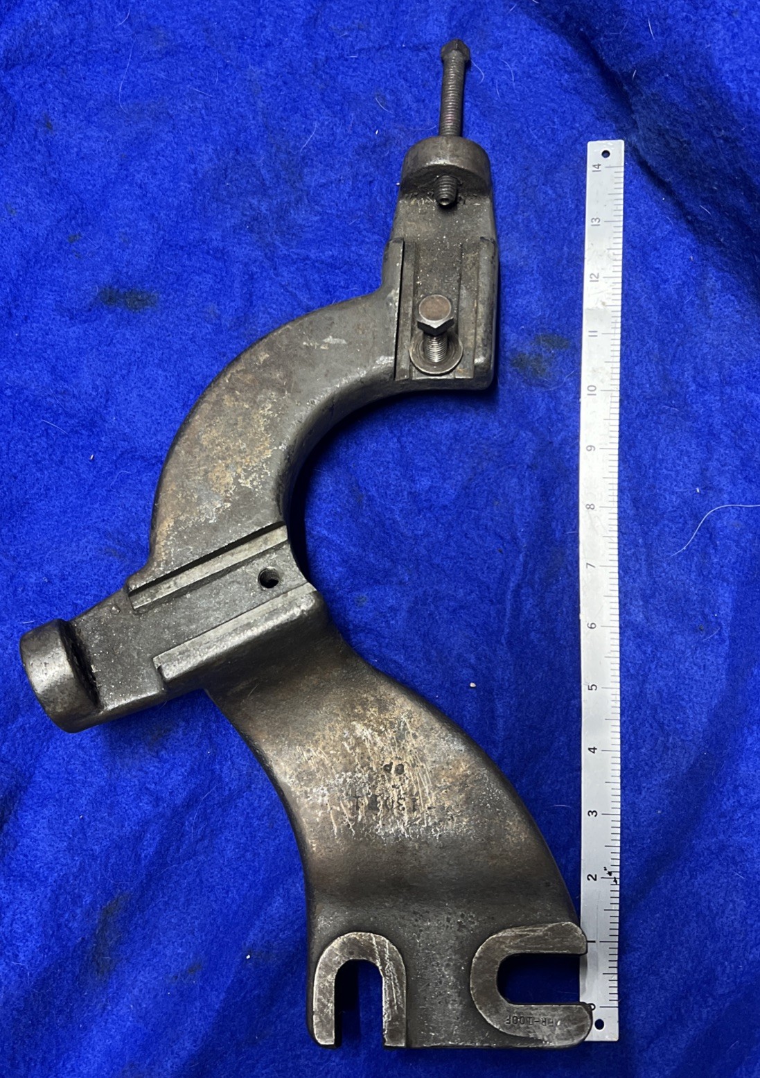 Original South Bend F 14 1/2" Lathe Follow Rest Follower Nice Shape Free Ship