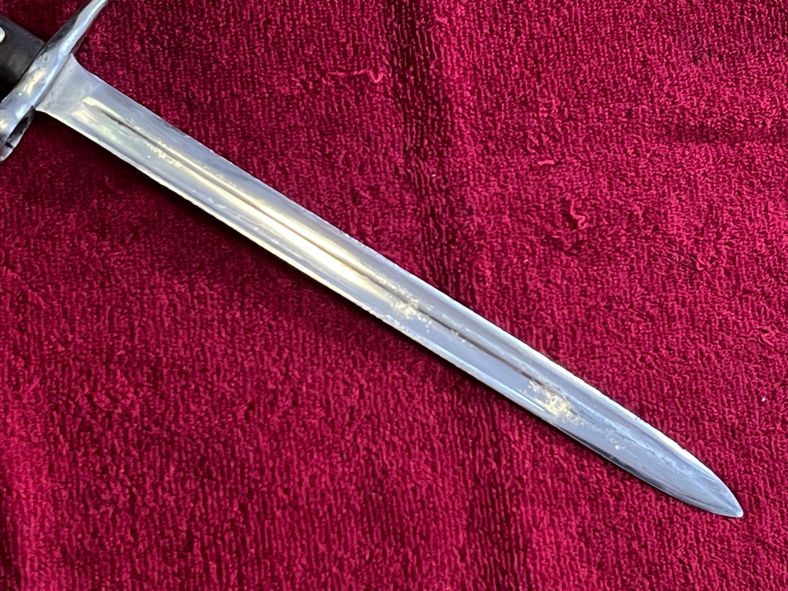 WWI ITALIAN M70/15 VETTERLI BAYONET ON M91 PATTERN
