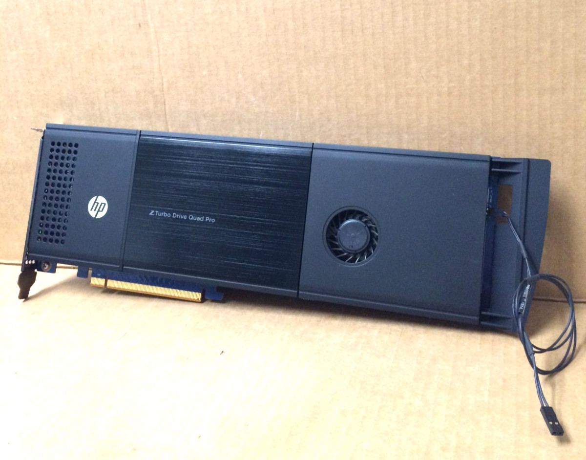 HP Z Turbo Drive Quad Pro PCIe NVMe SSD Adapter P/N: 841969-001 804086-003