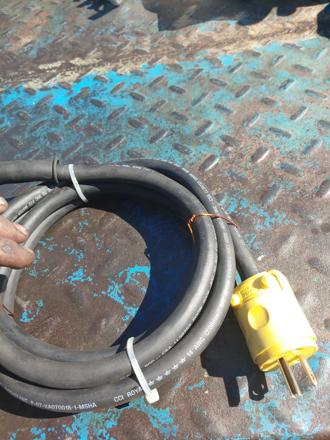 BLACK & DECKER No. 4277, 6" STRAIGHT DIE GRINDER, USA, SERVICED.