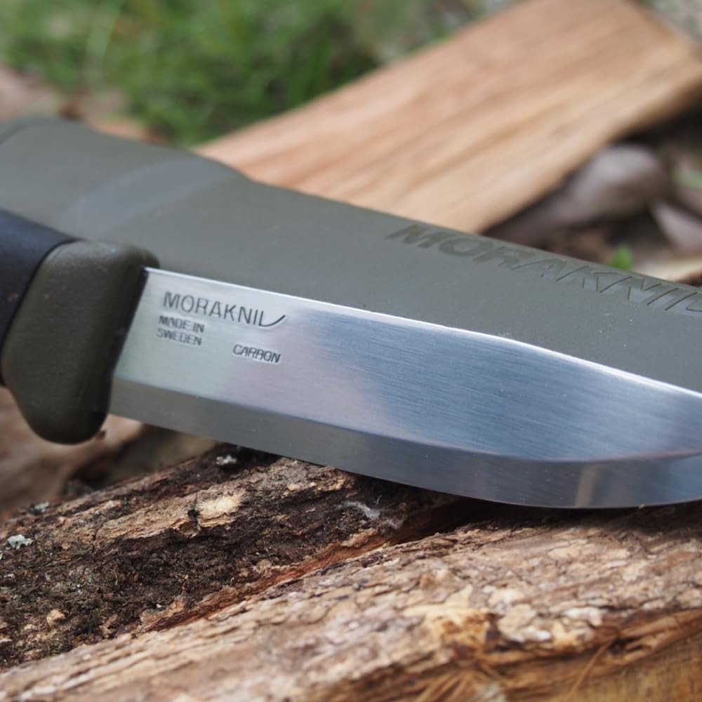 Morakniv Companion Carbon Steel Fixed-Blade Knife with Sheath 4.1 Inch 11863 NEW