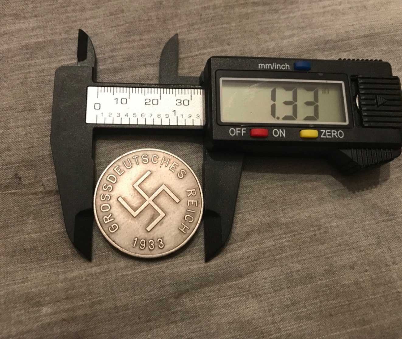 1933 Gross-deutsches German Leader WWII COMMEMORATIVE COIN