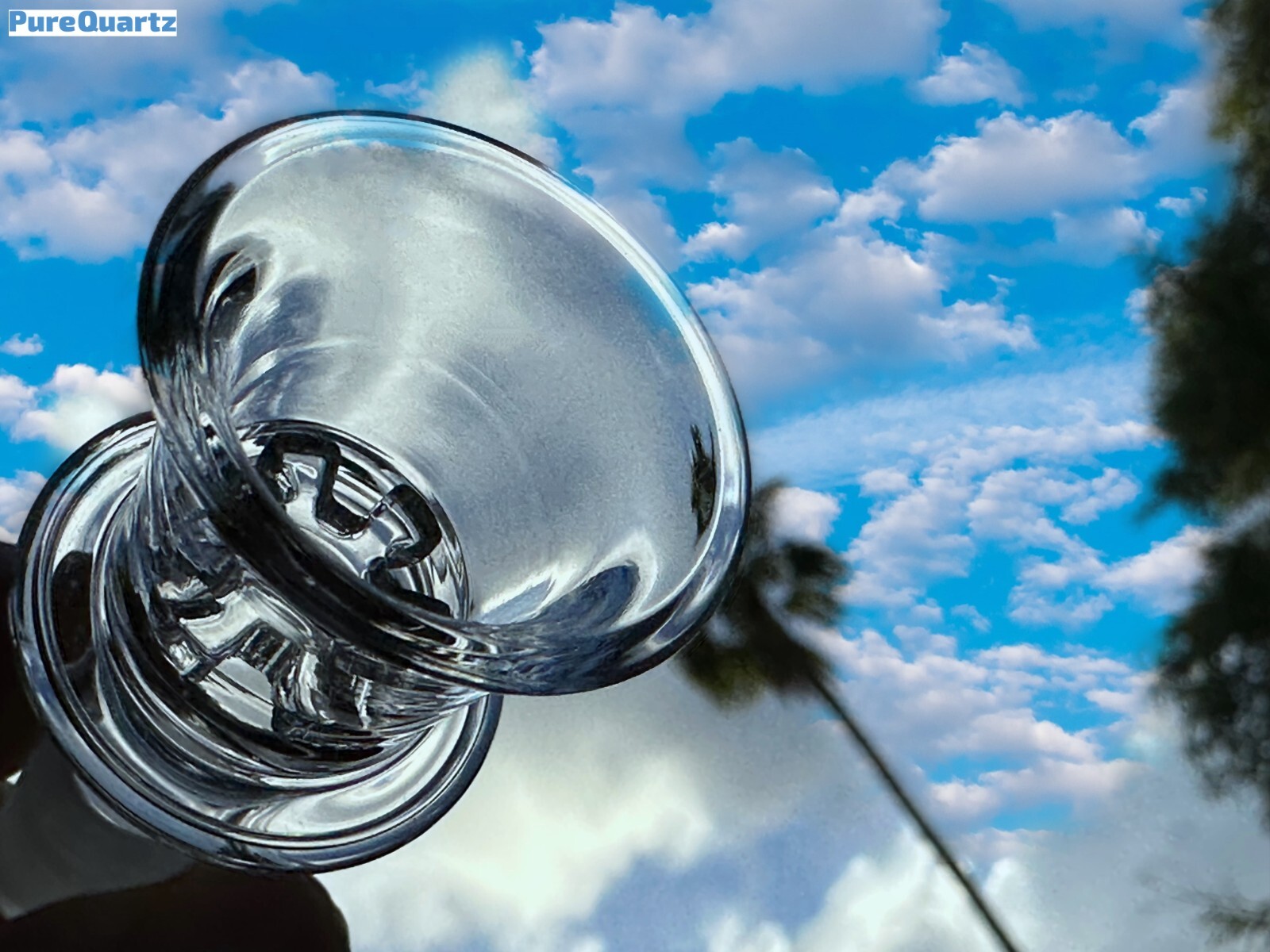 14mm Slide Bowl Deep Pure QRTZ party Bowl 6-Slits Screen Water Pipe Slide Piece