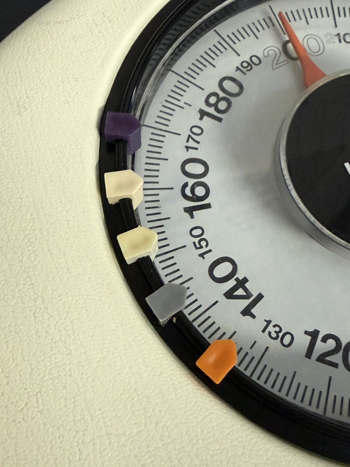 MCM Genuine Vintage Krups ‘Cyclops’ Or UFO Bathroom Scale, Cream, Works Great!