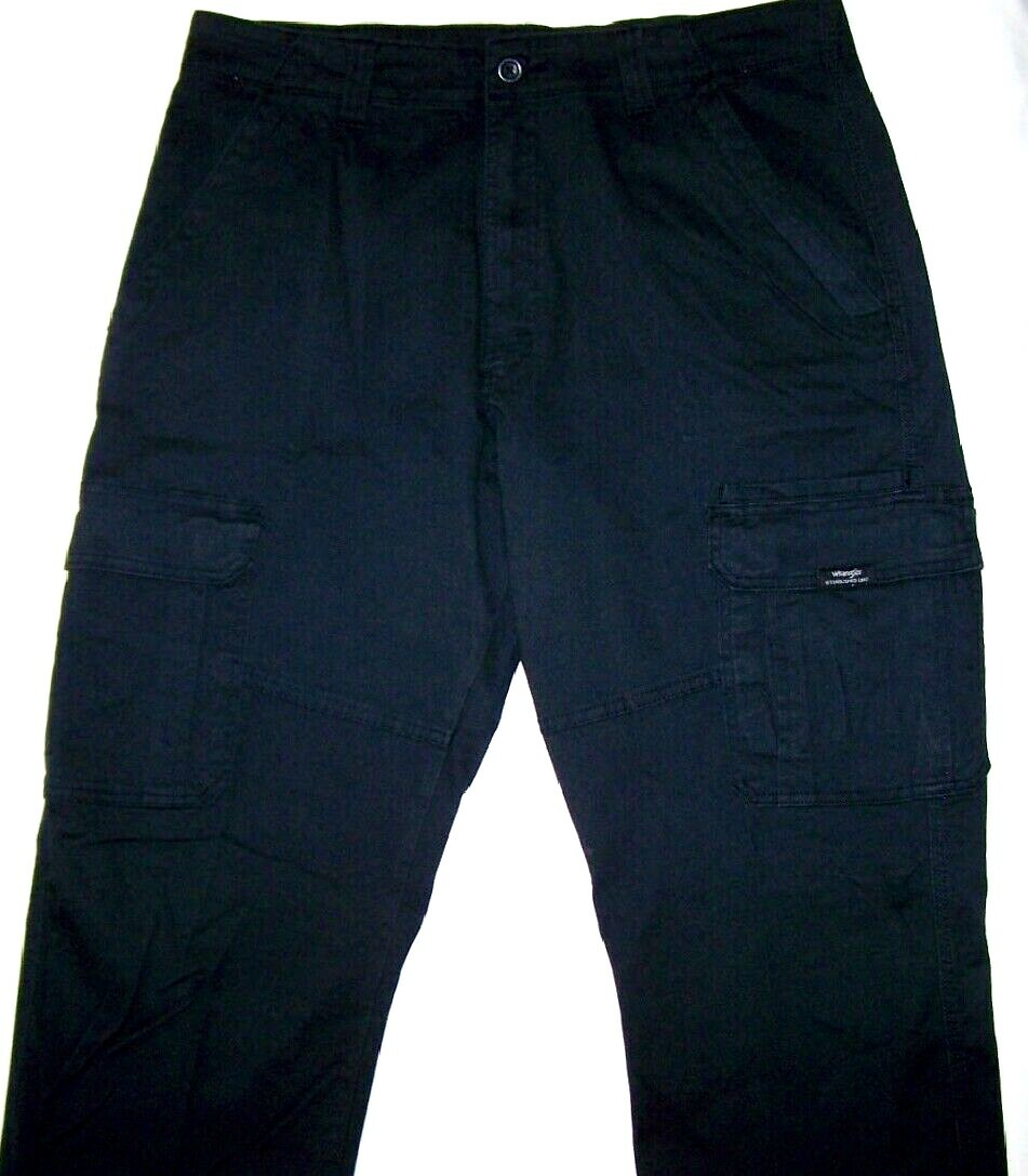 Men's Wrangler Relaxed Fit Cargo Pants w/ Stretch Relaxed Fit 4 COLORS ALL SIZES