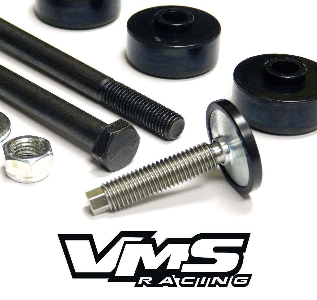 VMS 97-04 CHEVROLET CHEVY CORVETTE VETTE C5 FULL LOWERING KIT F/R BOLTS BUSHINGS