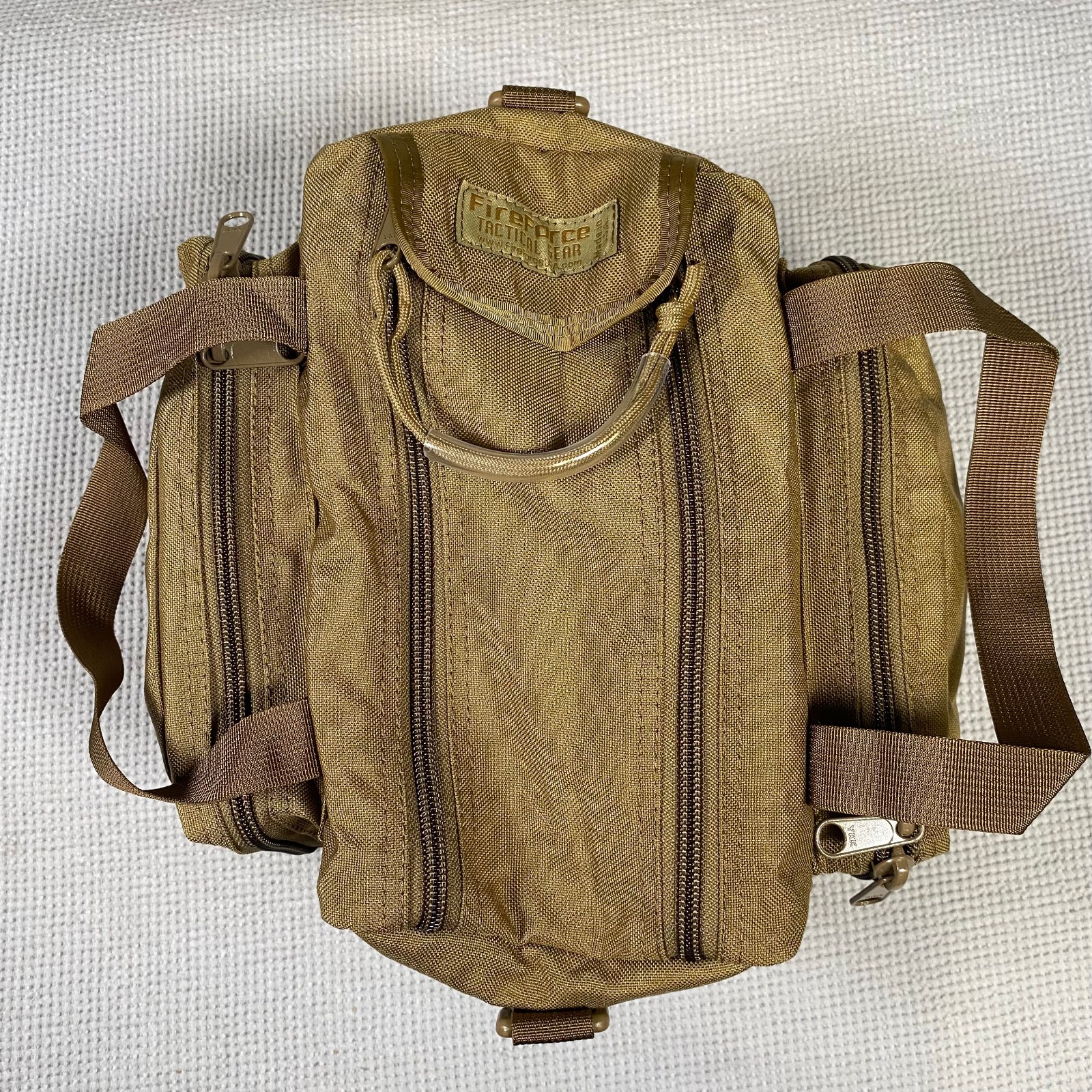 FireForce Recon Mini Tool Bag Bandoleer Holds 18 Magazines - COYOTE Brown USA