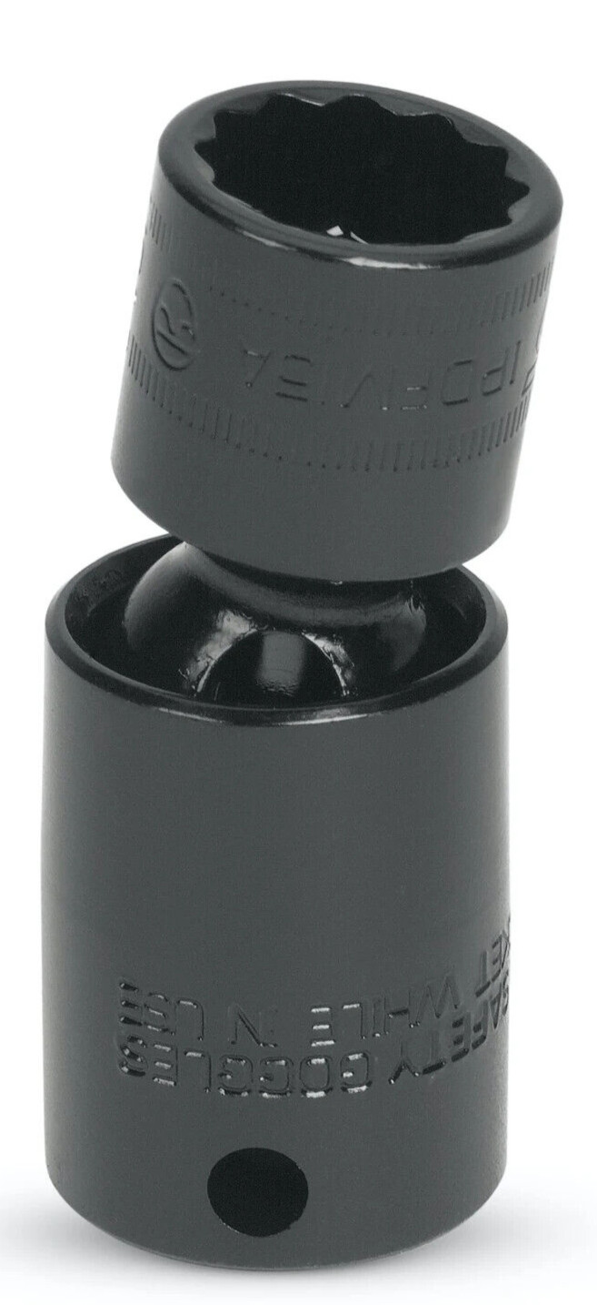 NEW Snap On 3/8" Dr. 12-Point IPDFM15A - 15MM Shallow Swivel Impact Socket