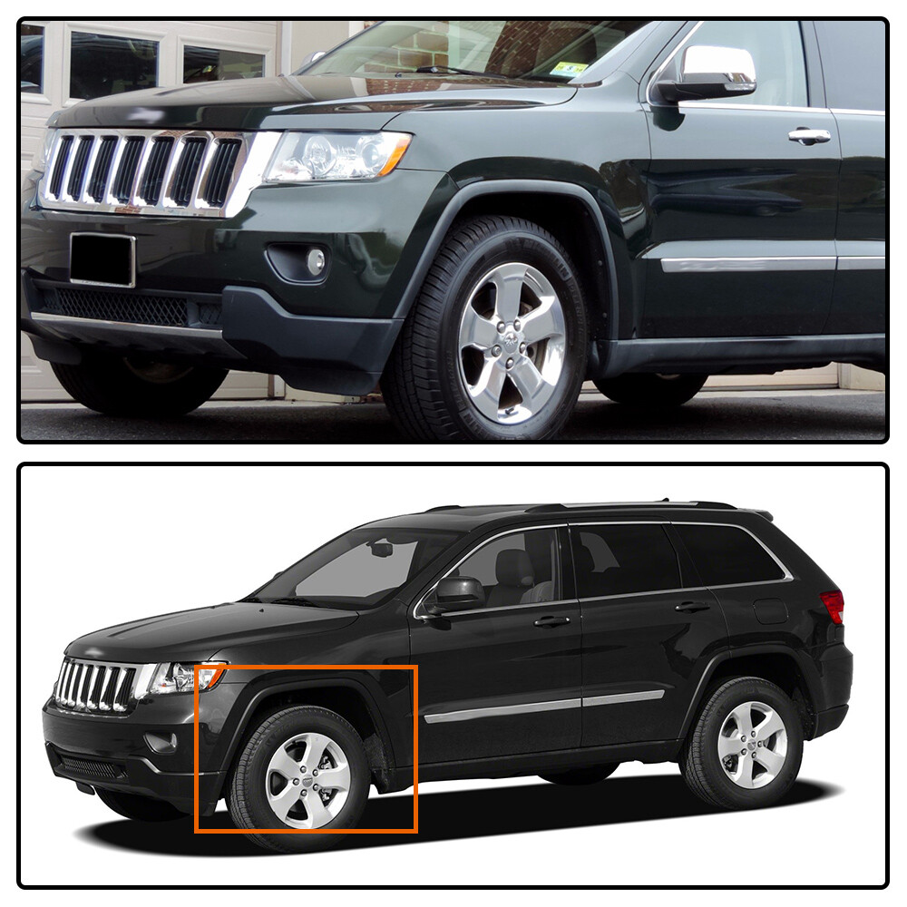 Front Driver Side Plastic Fender Flare Fit For Jeep Grand Cherokee 2011-16 Left