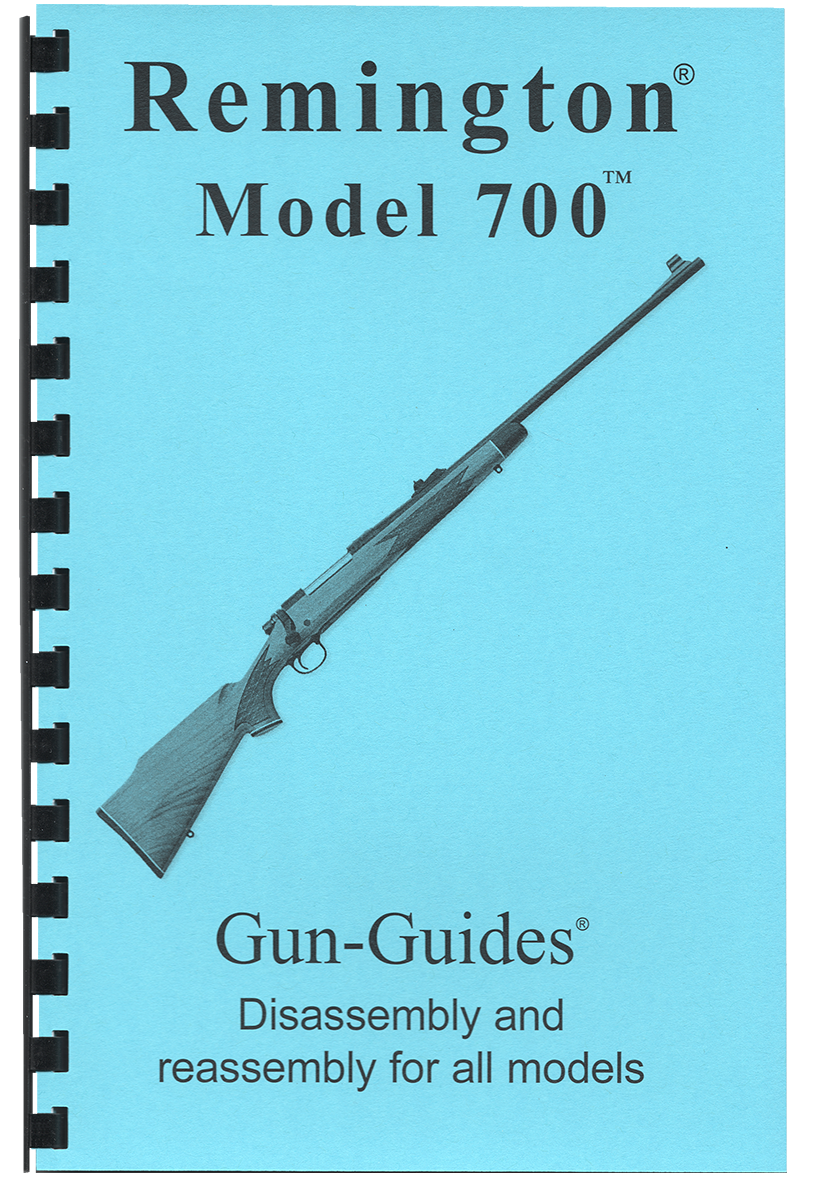 Remington 700 Manual Book Takedown Guide from Gun-Guides Rifle Disassembly NEW