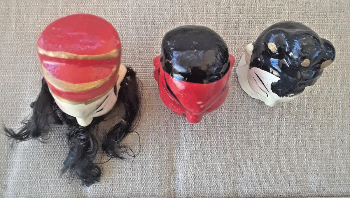 Vintage hand Made Chinese Finger Puppets