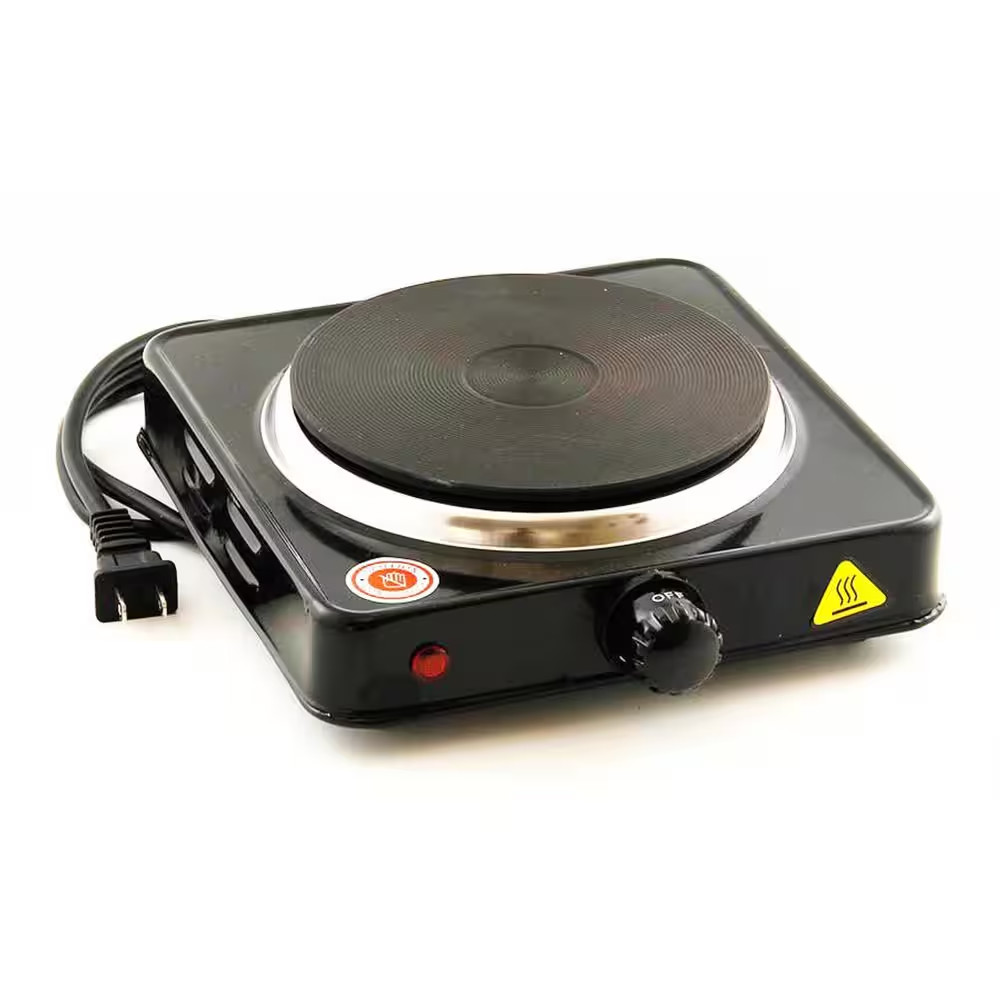 Single Burner 5.5 In. Black Electric Hot Plate
