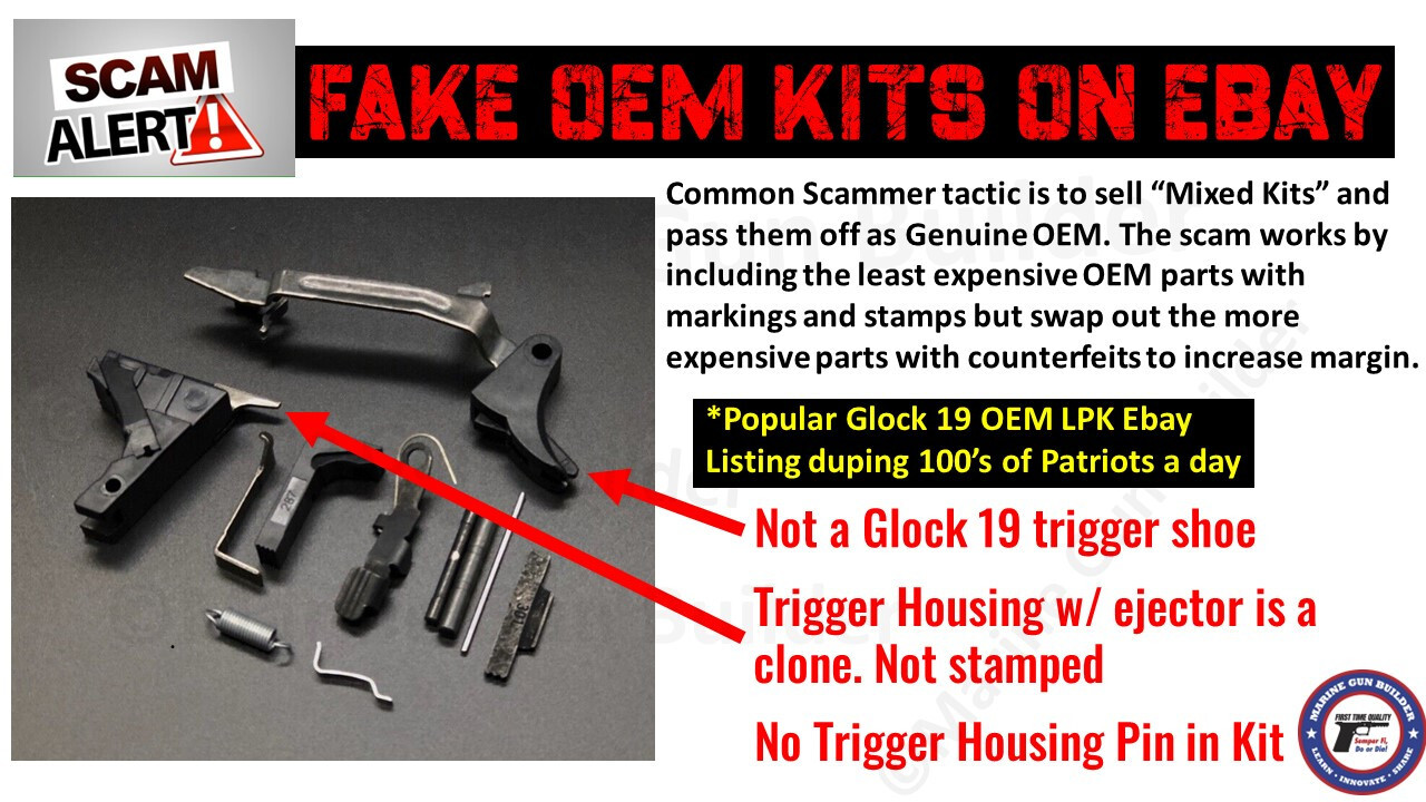 Glock 17 Lower Part Kit Gen 3 OEM G17 LPK Complete