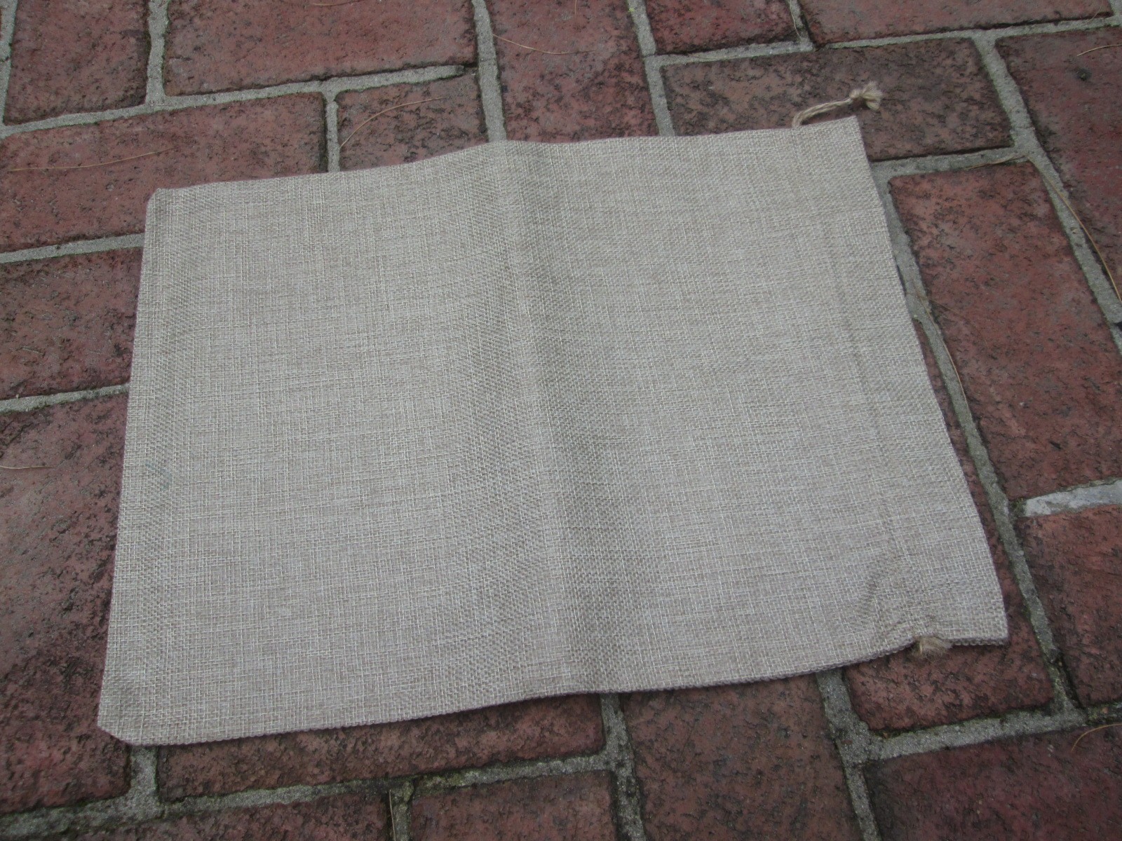 REENACTOR 18th C COLONIAL BURLAP STORAGE BAG EQUIPPAGE 12"X16" TOOL BAG 1 FREE