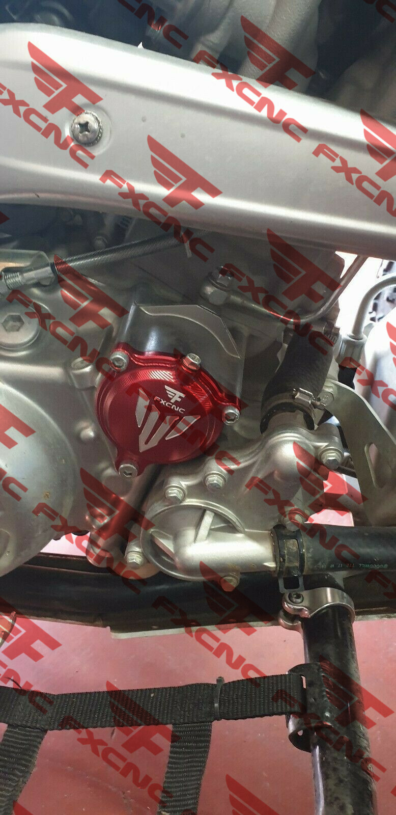 Red Engine Protect Guard Cover Stator For YFM 700 Raptor YFM700R 2007-2020 2018