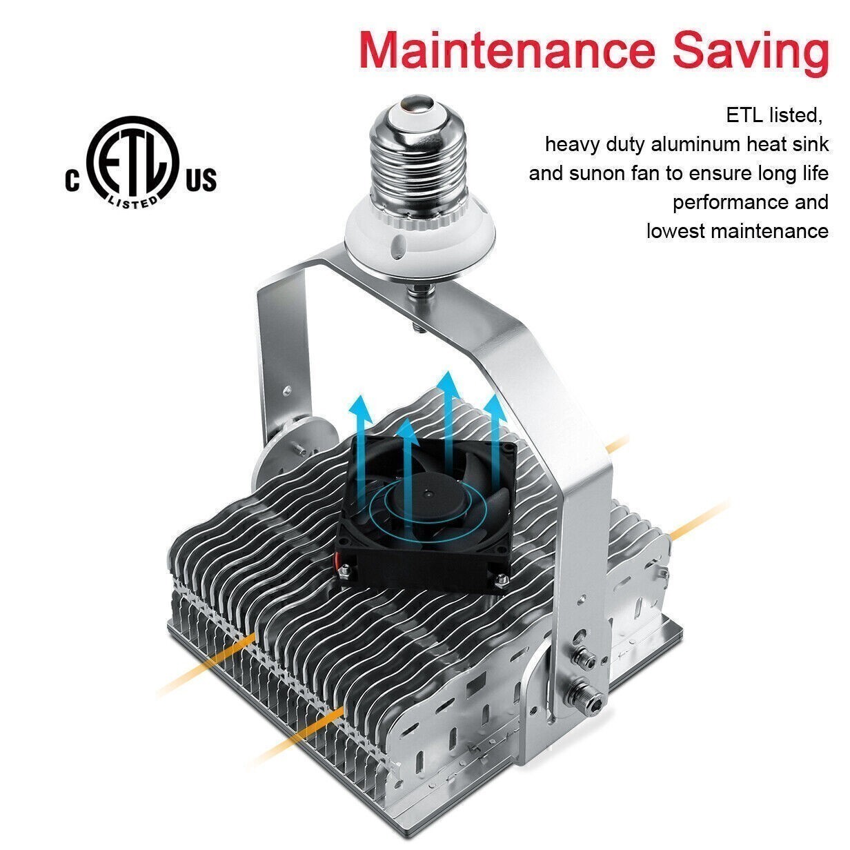 150 Watt LED Retrofit Kits Shoebox Fixture Parking Lot Commercial Lighting 5000K