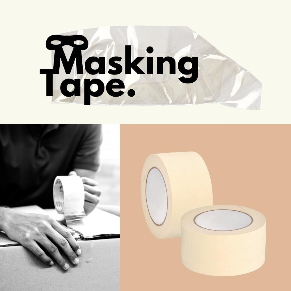 3" x 60 Yards, 32 Rolls - 4.3 Mil General Purpose Utility Grade Masking Tape