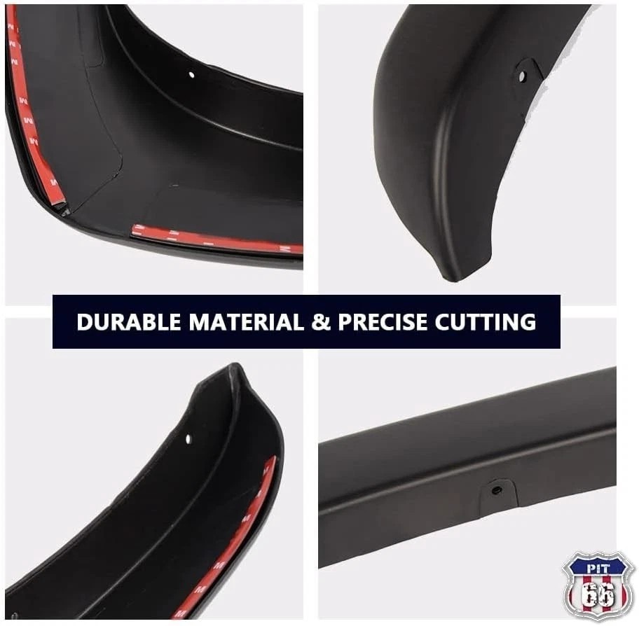 PIT66 Fender Flares, Compatible With Chevy Silverado GMC Sierra 1999-2006/Suburb