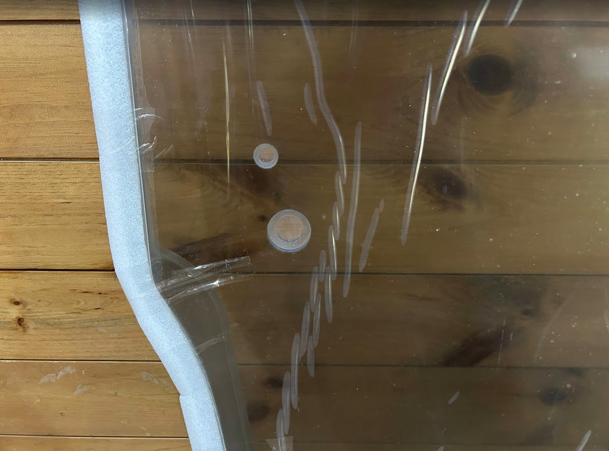 Tinted Takeuchi TLXXX Coated 1/2" LEXAN Poly Forestry Demo Door Skid Steer