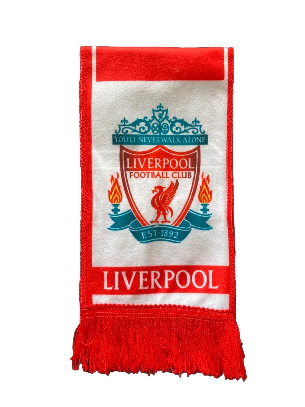Quality Print Liverpool Soccer Club Lightweight Sports Scarf/Futbol Bufanda