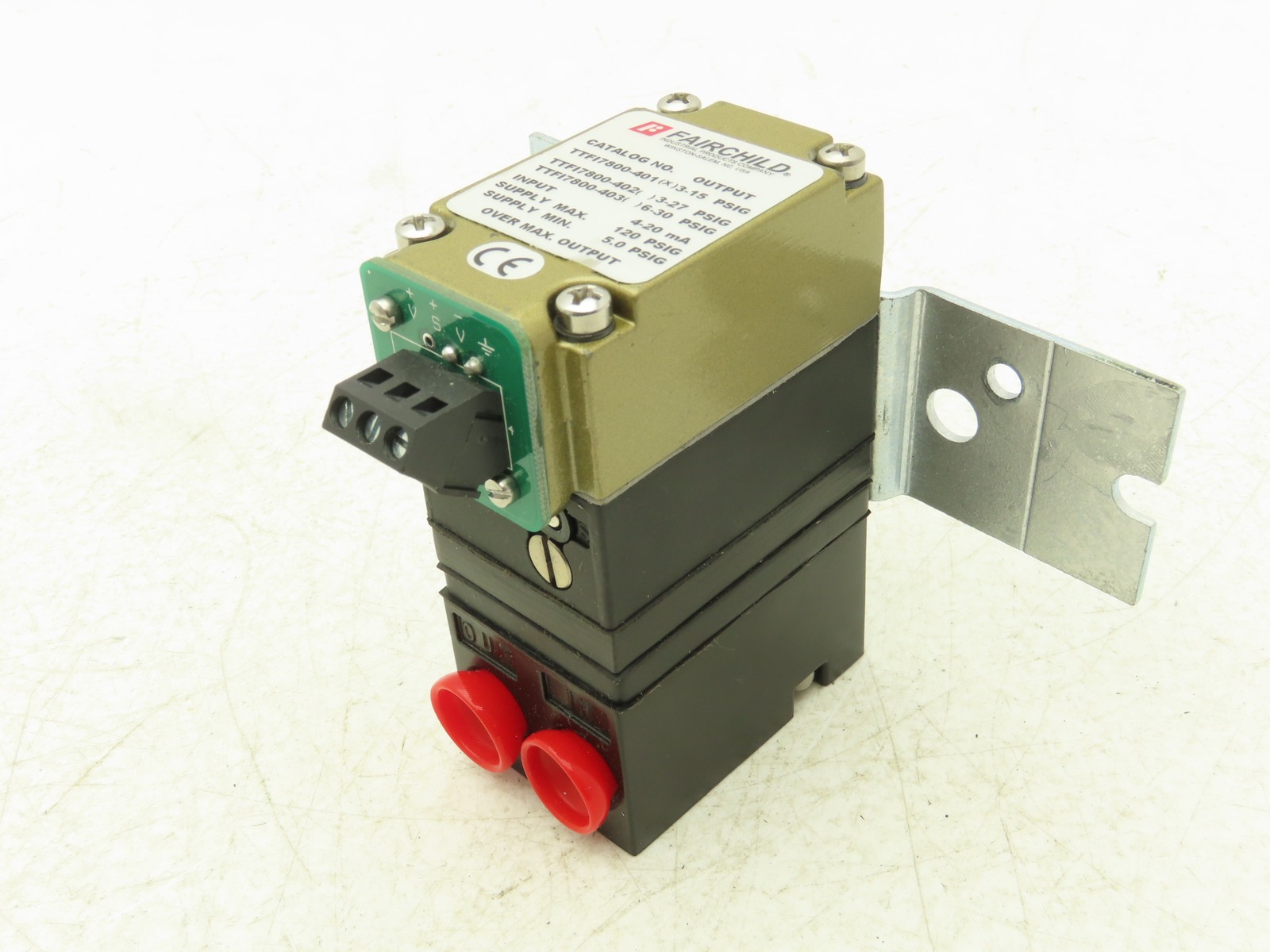 Fairchild TTF17800-401 Electro Pneumatic Pressure Transducer Input 120 PSIG