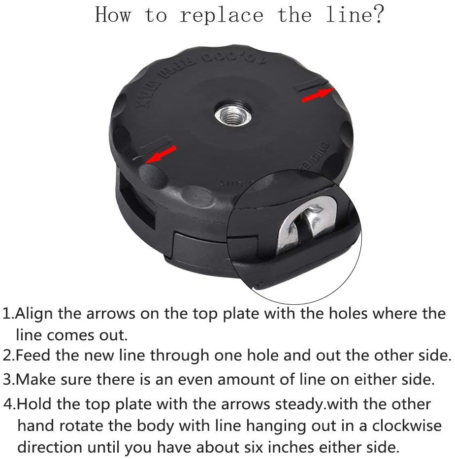 1-20PCS For Echo Speed Feed 400 SRM-225 SRM-230 SRM-2620 Weed Eater Trimmer Head