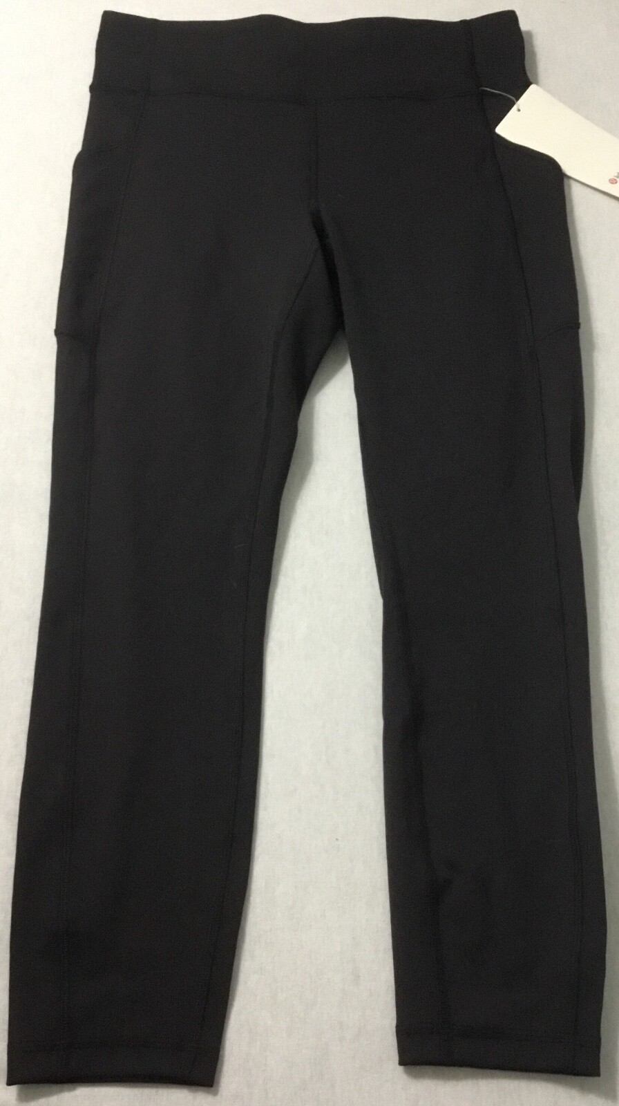 Lululemon Women's Invigorate HR 7/8 Tight 25” LW5CQFS Black Side Pockets Size 6