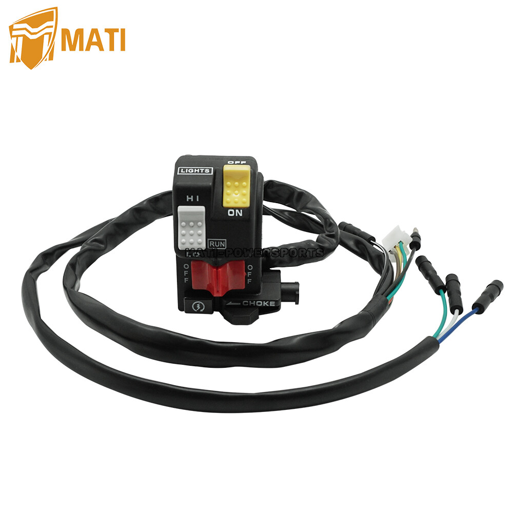 Handlebar Switch Start Kill Stop Button Headlight for Honda FourTrax 300 TRX300