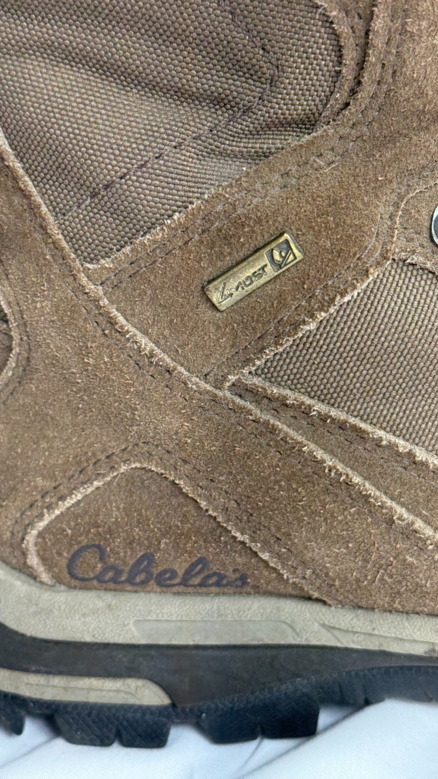 Cabela's 4Most Snake Boots Brown/Black Size 8D Vibram Soles