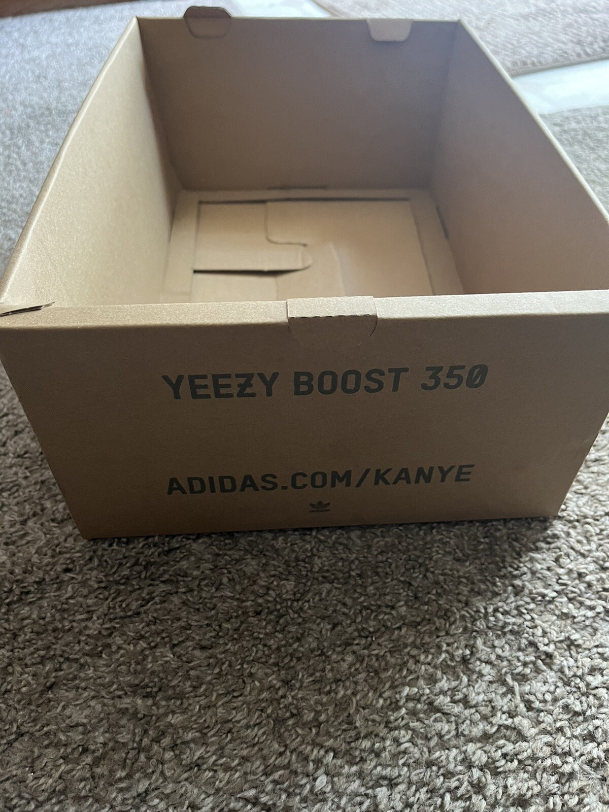 Adidas Yeezy Boost 350 Empty Shoe Box Only Plain No Size Label NEW orig Packing