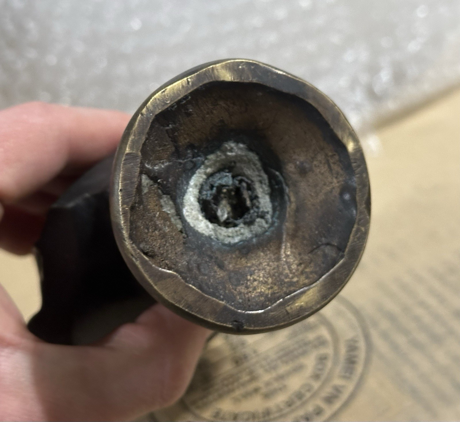 COOL! German Otto Von Bismarck Desk Statue Bronze Good Condition!