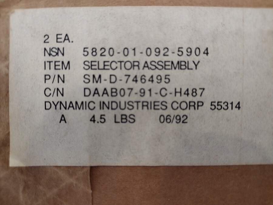 NOS AN/PRC-70 Military Radio Head Unit HAM Tranceiver PRC-70 M880 HMMWV M151 ATV