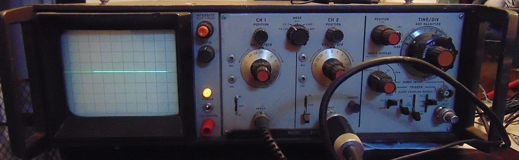 Vintage Monsanto 6400A/6270A Oscilloscope - Powers On